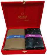 Raymond Unstitched Cotton Blend Shirt & Trouser Fabric Printed-020