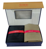 Arvind Unstitched Cotton Blend Shirt & Trouser Fabric Solid-034