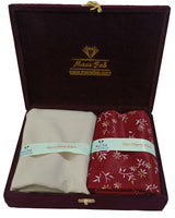 Mansfab Unstitched Cotton Blend Shirt & Trouser Fabric Printed