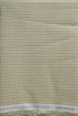 Raymond Cotton Checkered Shirt Fabric (Unstitched)-1037