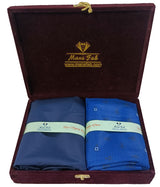 Mansfab Unstitched Cotton Blend Shirt & Trouser Fabric Printed