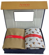 Arvind Unstitched Cotton Blend Shirt & Trouser Fabric Printed-043