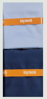 Raymond Unstitched Cotton Shirt & Trouser Fabric Solid.