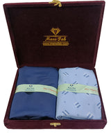 Mansfab Unstitched Cotton Blend Shirt & Trouser Fabric Printed
