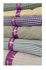 Raymond Unstitched Pure Cotton Shirt Fabric Checkered