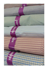 Raymond Unstitched Pure Cotton Shirt Fabric Checkered
