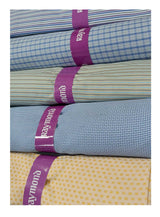 Raymond Unstitched Pure Cotton Shirt Fabric Checkered
