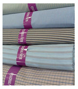 Raymond Unstitched Pure Cotton Shirt Fabric Checkered