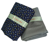 Mansfab Unstitched Cotton Blend Shirt & Trouser Fabric Printed-087