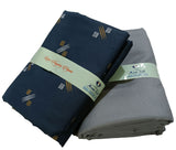 Mansfab Unstitched Cotton Blend Shirt & Trouser Fabric Printed