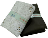 Mansfab Unstitched Cotton Blend Shirt & Trouser Fabric Printed