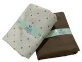 Mansfab Unstitched Cotton Blend Shirt & Trouser Fabric Printed