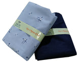 Mansfab Unstitched Cotton Blend Shirt & Trouser Fabric Printed