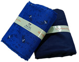 Mansfab Unstitched Cotton Blend Shirt & Trouser Fabric Printed
