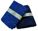 Mansfab Unstitched Cotton Blend Shirt & Trouser Fabric Printed
