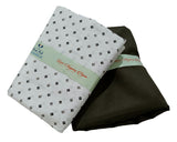 Mansfab Unstitched Cotton Blend Shirt & Trouser Fabric Printed