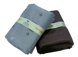 Mansfab Unstitched Cotton Blend Shirt & Trouser Fabric Printed