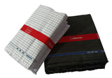 Arvind Unstitched Cotton Blend Shirt & Trouser Fabric Checkered