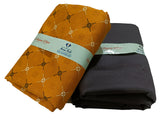 Mansfab Unstitched Cotton Blend Shirt & Trouser Fabric Printed