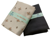 Mansfab Unstitched Cotton Blend Shirt & Trouser Fabric Printed