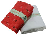 Mansfab Unstitched Cotton Blend Shirt & Trouser Fabric Printed