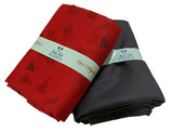 Mansfab Unstitched Cotton Blend Shirt & Trouser Fabric Printed