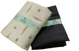 Mansfab Unstitched Cotton Blend Shirt & Trouser Fabric Printed
