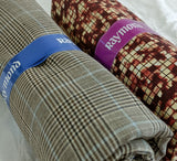 Raymond Unstitched Cotton Blend Shirt & Trouser Fabric Printed-01