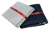 Raymond Unstitched Cotton Shirt & Trouser Fabric Checkered