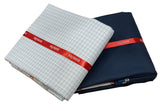 Raymond Unstitched Cotton Shirt & Trouser Fabric Checkered