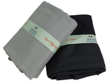 Mansfab Unstitched Cotton Shirt & Trouser Fabric Solid