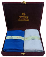 Mansfab Unstitched Cotton Blend Shirt & Trouser Fabric Solid