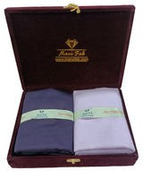 Mansfab Unstitched Cotton Blend Shirt & Trouser Fabric Solid