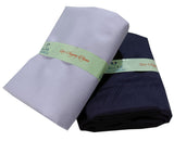 Mansfab Unstitched Cotton Blend Shirt & Trouser Fabric Solid