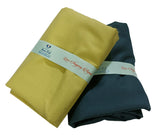 Mansfab Unstitched Cotton Blend Shirt & Trouser Fabric Solid