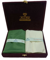 Mansfab Unstitched Cotton Blend Shirt & Trouser Fabric Solid