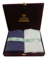 Mansfab Unstitched Cotton Blend Shirt & Trouser Fabric Solid