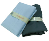 Mansfab Unstitched Cotton Blend Shirt & Trouser Fabric Solid