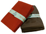 Mansfab Unstitched Cotton Blend Shirt & Trouser Fabric Solid
