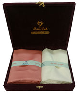 Mansfab Unstitched Cotton Blend Shirt & Trouser Fabric Solid