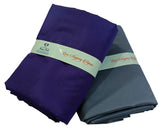 Mansfab Unstitched Cotton Blend Shirt & Trouser Fabric Solid