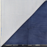 OCM Men's Cotton Shirt & Poly Viscose Trouser Fabric Combo Unstitched (Free Size)BAGBHAN-3004
