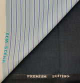 OCM Men's Cotton Shirt & Poly Viscose Trouser Fabric Combo Unstitched (Free Size) BAGBHAN-3005