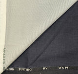 OCM Men's Cotton Shirt & Poly Viscose Trouser Fabric Combo Unstitched (Free Size) BAGBHAN-3007