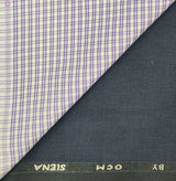 OCM Men's Cotton Shirt & Poly Viscose Trouser Fabric Combo Unstitched (Free Size) BAGBHAN-3017