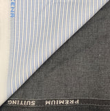 OCM Men's Cotton Shirt & Poly Viscose Trouser Fabric Combo Unstitched (Free Size) TUFAN-1001