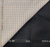 OCM Men's Cotton Shirt & Poly Viscose Trouser Fabric Combo Unstitched (Free Size) TUFAN-1004