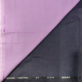 OCM Men's Cotton Shirt & Poly Viscose Trouser Fabric Combo Unstitched (Free Size) OCMSARKAR-0002