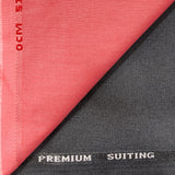 OCM Men's Cotton Shirt & Poly Viscose Trouser Fabric Combo Unstitched (Free Size) OCMSARKAR-0003