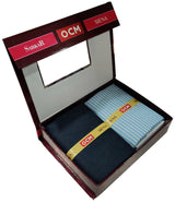 OCM Men's Cotton Shirt & Poly Viscose Trouser Fabric Combo Unstitched (Free Size) OCMSARKAR-0010